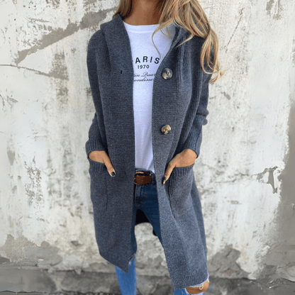 Lorène™ | Gemütliche Strickjacke mit Knöpfen