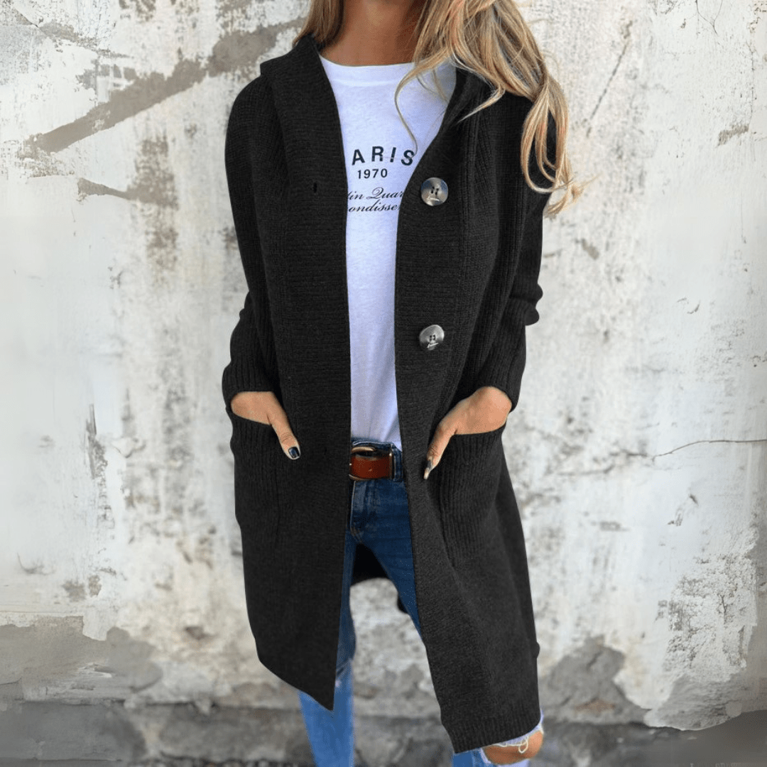 Lorène™ | Gemütliche Strickjacke mit Knöpfen