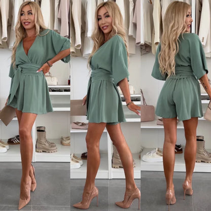 Sabina™ | Eleganter Taillierter Jumpsuit