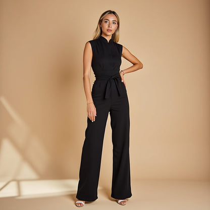 Chantal™ | Eleganter Jumpsuit mit Gürtel