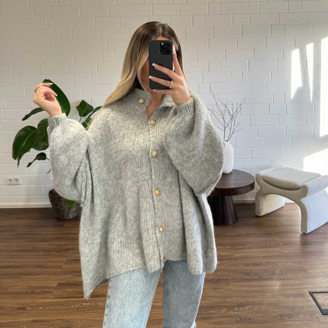 Jewelina | Gestrickte Strickjacke