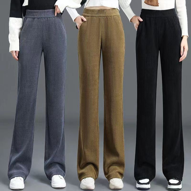 Jasmine™ | Hochtaillierte elastische Cordhose