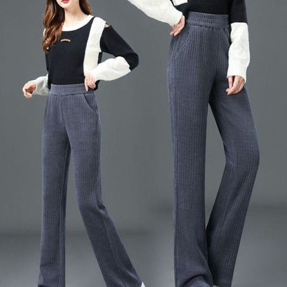 Jasmine™ | Hochtaillierte elastische Cordhose