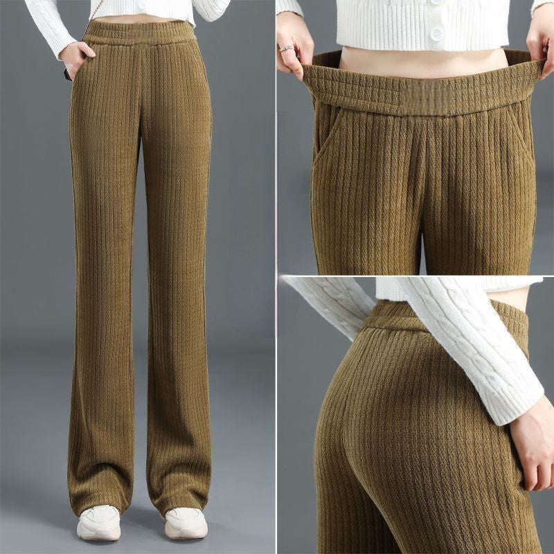 Jasmine™ | Hochtaillierte elastische Cordhose
