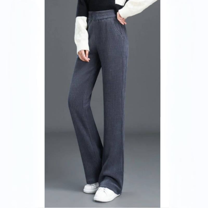 Jasmine™ | Hochtaillierte elastische Cordhose
