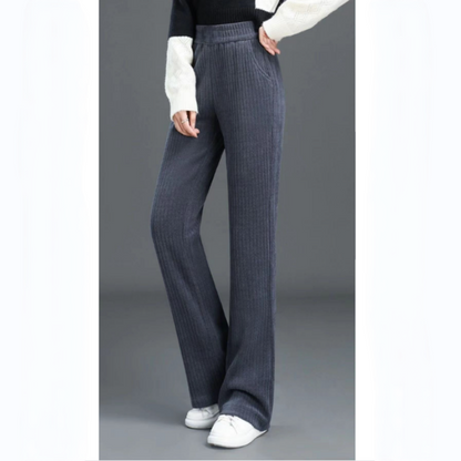 Jasmine™ | Hochtaillierte elastische Cordhose