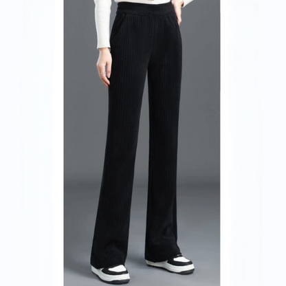 Jasmine™ | Hochtaillierte elastische Cordhose