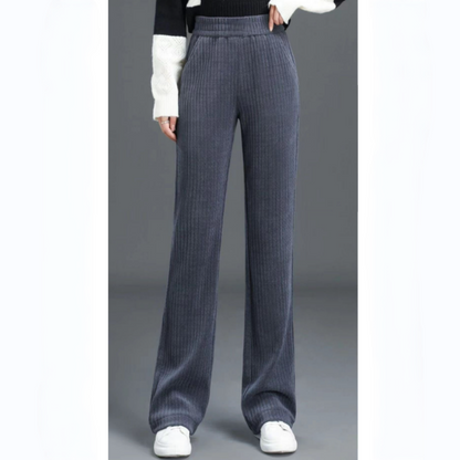 Jasmine™ | Hochtaillierte elastische Cordhose