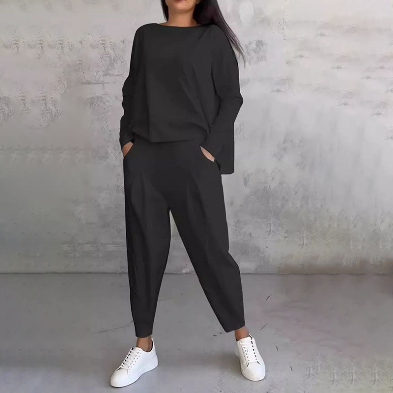 ChicEase™ | Langarmshirt & Hose