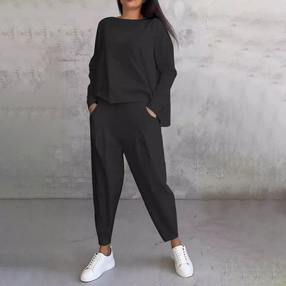 ChicEase™ | Langarmshirt & Hose