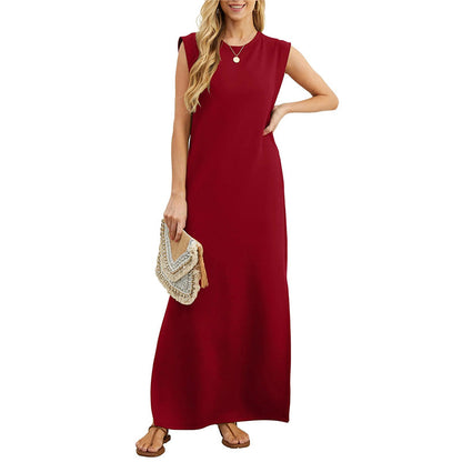 Therese™ | Ärmelloses Maxikleid im Minimalstil