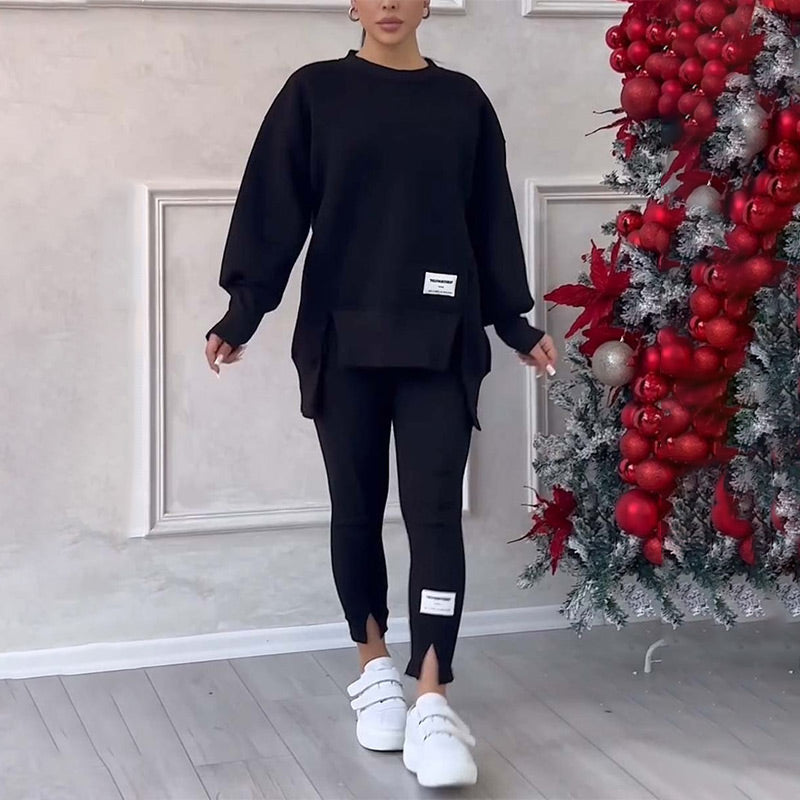 Zoey | Lässiges Damen Sweatshirt und Leggings Set