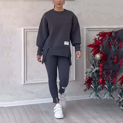 Zoey | Lässiges Damen Sweatshirt und Leggings Set